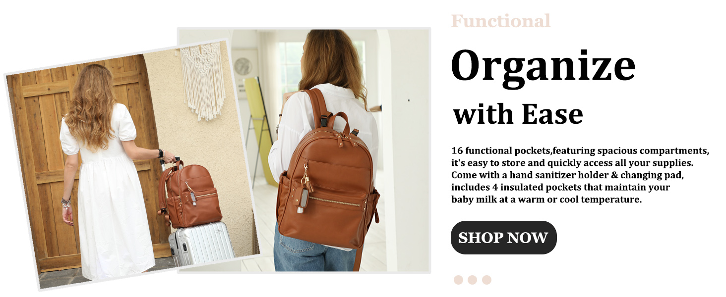 large capacity diaper bag