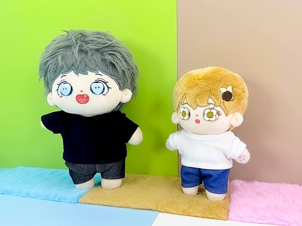 ぬい服　Tシャツ&パンツセット 10cm 15cm 20cm ぬいぐるみ用 ミニ洋服 Tシャツ パンツ 2点