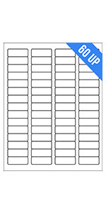 1.75 x 0.66 - 60UP-Single Sheet