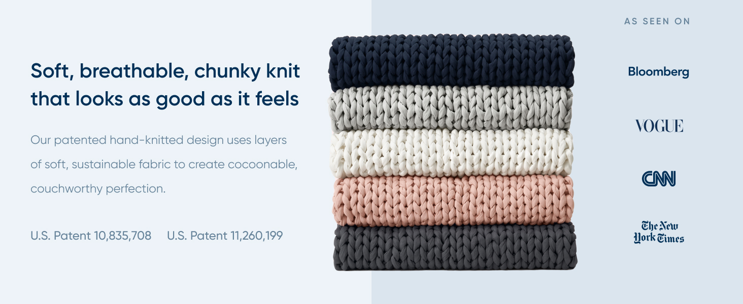 Bearaby Napper Organic HandKnit Weighted Blanket for