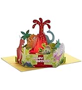 Hallmark Paper Wonder Pop Up Birthday Card for Kids with Sound (Dinosaur, Volcano)