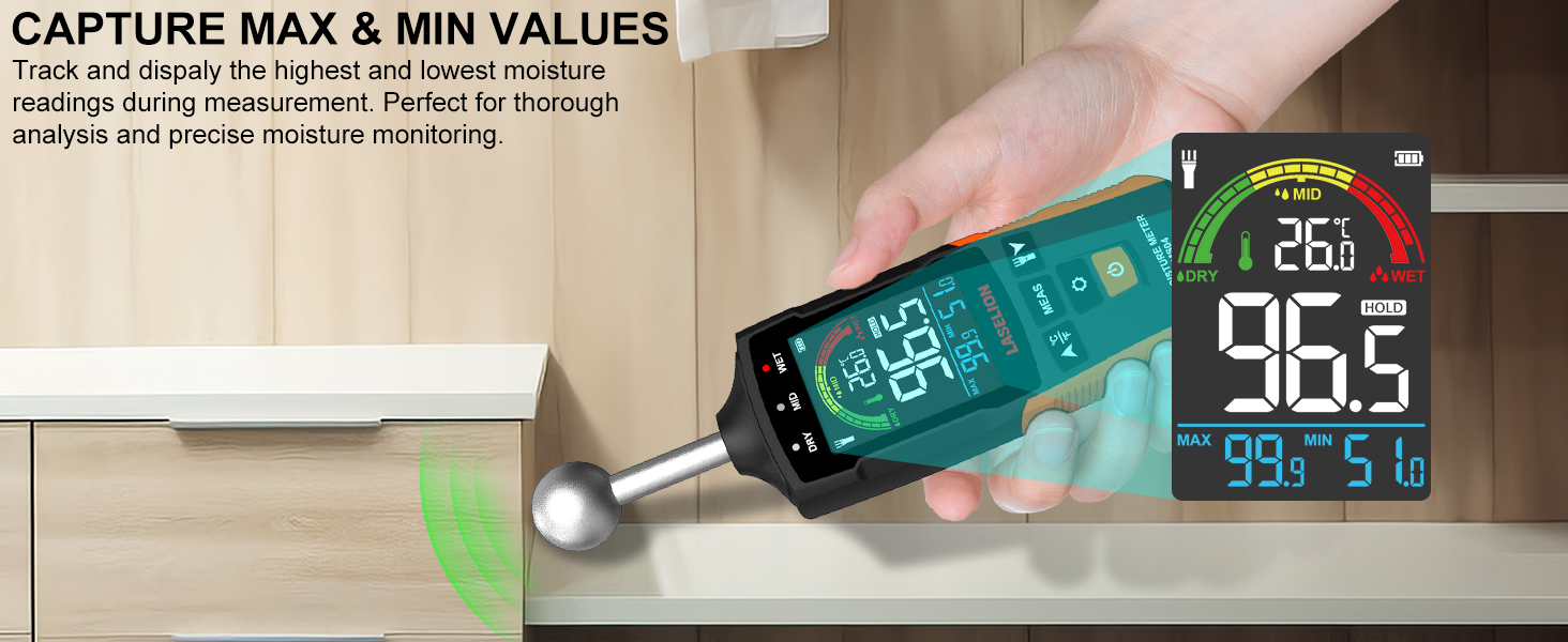 Pinless Moisture Meter