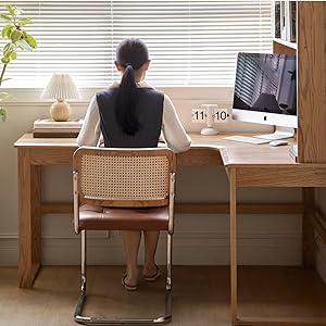 コーナー型オフィステーブル ナチュラルウッド 楽天市場】【YESWOOD 公式】コーナーデスク 幅120cm 140cm