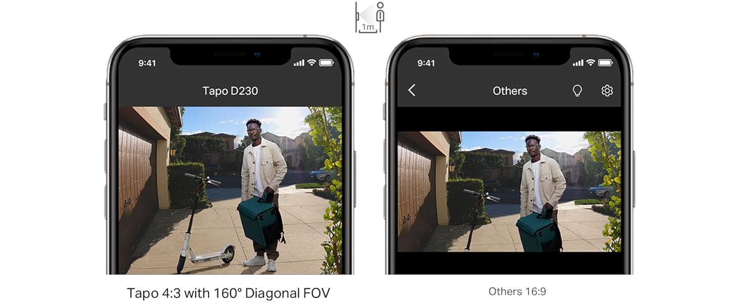 Jual TAPO D230S1 Smart Battery Video Doorbell Color Night Vision Camera With Hub 5mp 2k Wire Free Smart Ai Detection And Notification Head To Toe View Ip64 Water And Dust Resistant I.586835793