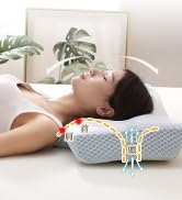 【敬老プレゼント】MyeFoam 枕 安眠 肩がラク 低反発 まくら 中空設計 Amazon.co.jp: MyeFoam 枕 安眠 肩がラク 低反発 まくら 凹型の