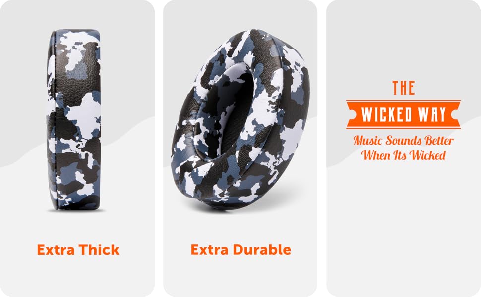 WC Wicked Cushions Replacement Ear Pads for Beats Studio 2 & 3 (B0501