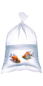 fish福袋　FL clear Amazon.com : Xsourcer Aquarium Fish Bags, Clear