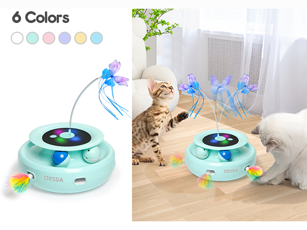Amazon.com: ORSDA Cat Toy, 3-in-1 Automatic Interactive