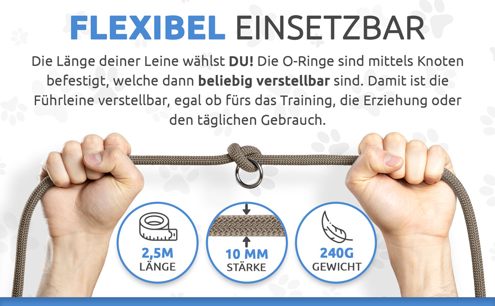 Tauleine für Hunde Einsatzmöglichkeiten