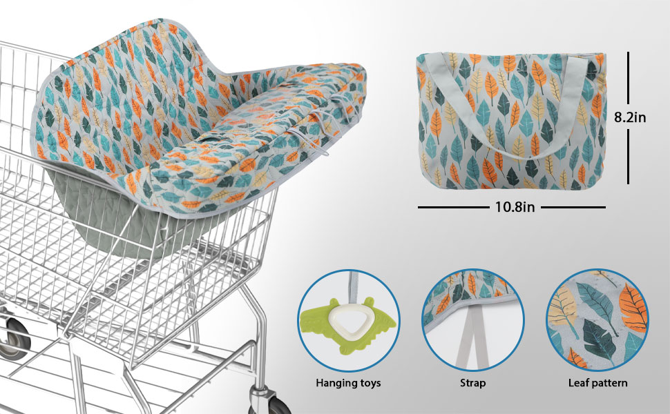 Baby Shopping Cart Cover for Babies 2 in 1 High Chair