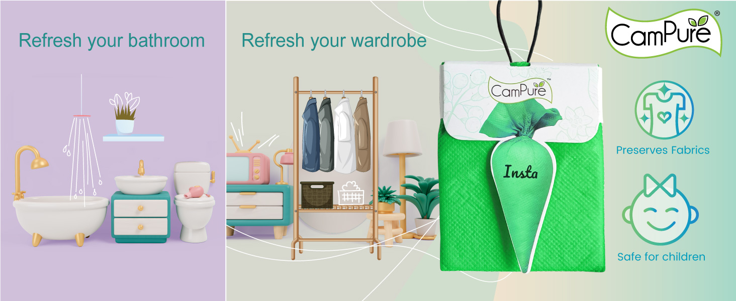 Refresh your bathroom and wardrobe