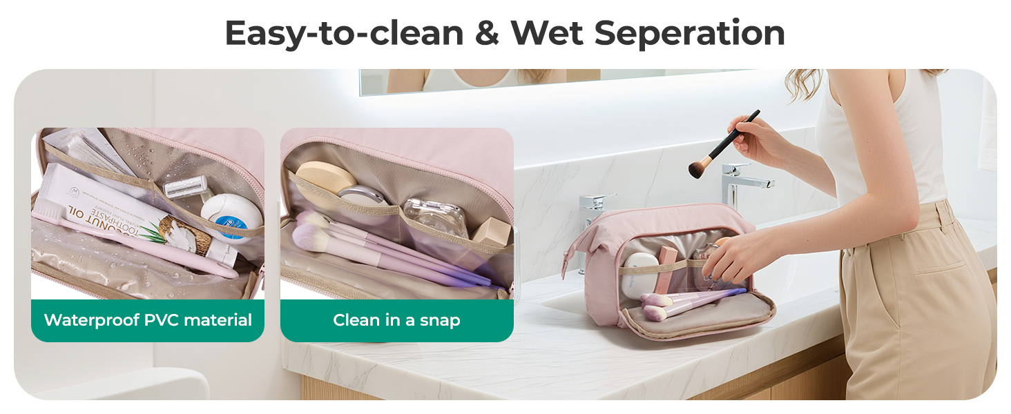 Easy-to-clean & Wet Seperation