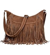 Amazon.com: Fringe Hobo Bags for Women Vintage Suede