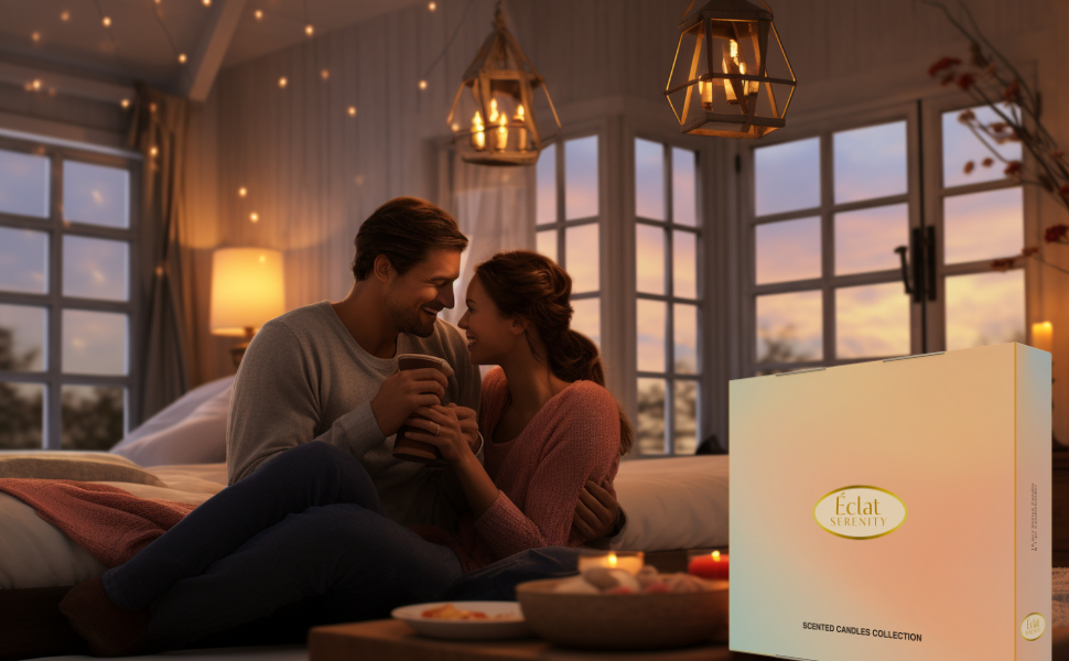 16 scented candles set
