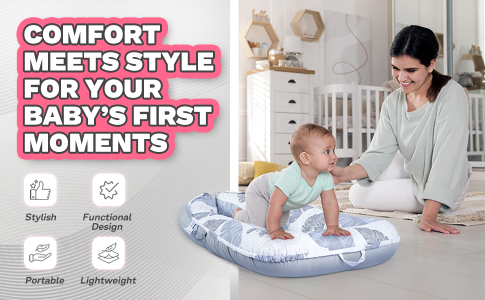 Baby Nest lounger, Baby Nest bed, Baby Nest Sleeper