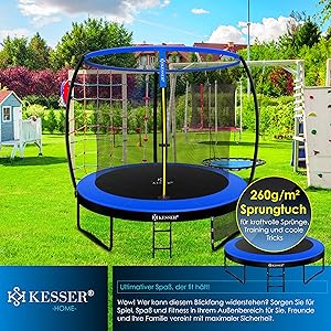 Kesser® Trampolin | TÜV Rheinland GS Zertifiziert | Kindertrampolin 366 cm | inkl. Sicherheitsnetz
Kesser® Trampolin | 88919414 D082 4408 A4e5 Dc78ab1d5441. CR0,0,3000,3000 PT0 SX300 V1