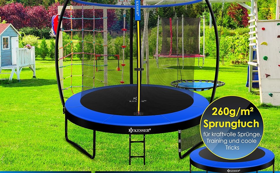 Kesser® Trampolin | TÜV Rheinland GS Zertifiziert | Kindertrampolin 366 cm | inkl. Sicherheitsnetz
Kesser® Trampolin | 88919414 D082 4408 A4e5 Dc78ab1d5441. CR0,572,3000,1856 PT0 SX970 V1