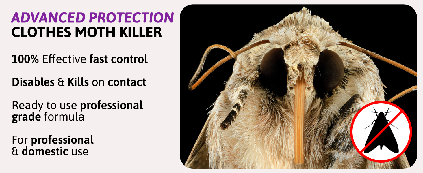 Aviro Moth Killer Spray Fast Acting Moth Repellent For Wardrobes