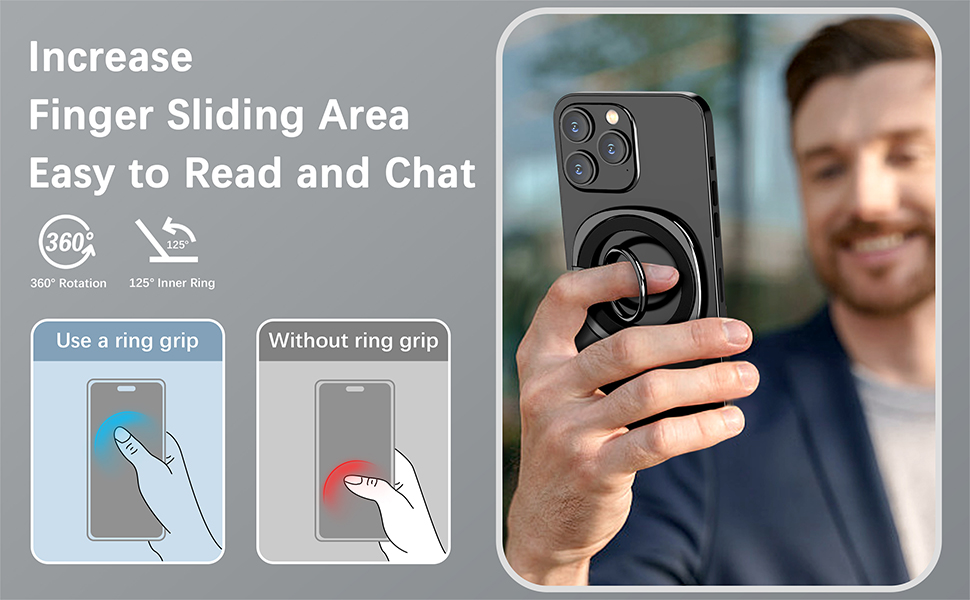 StarBaKeSi 【Upgrade】 Compatible with Magsafe Phone Grip