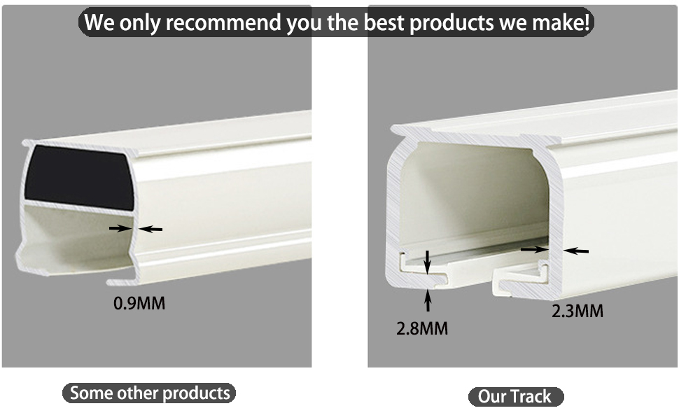 Ceiling Curtain Tracks Wall Mounting HeavyDuty Curtain