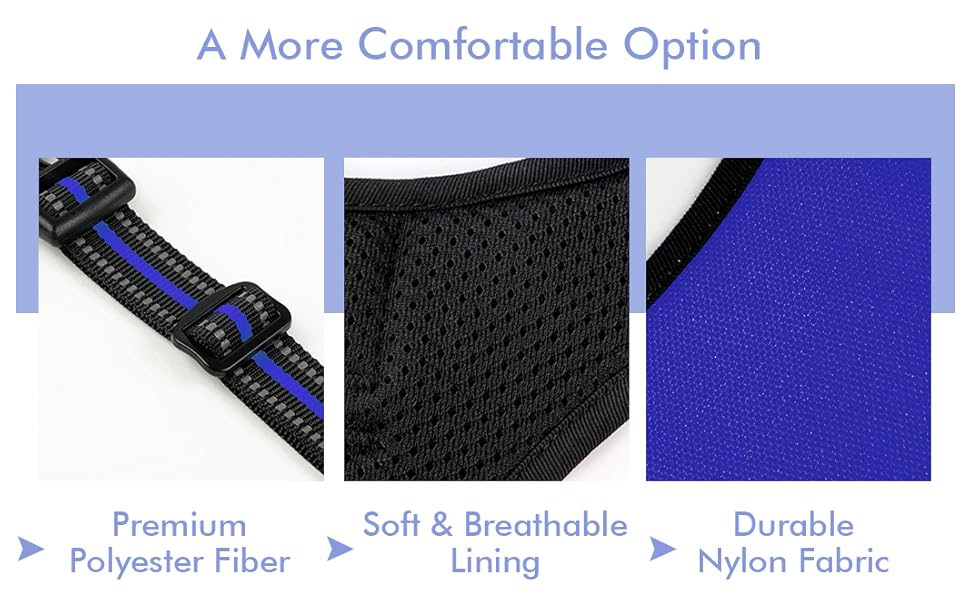 Eagloo Dog Harness No Pull, Walking Pet Harness with 2