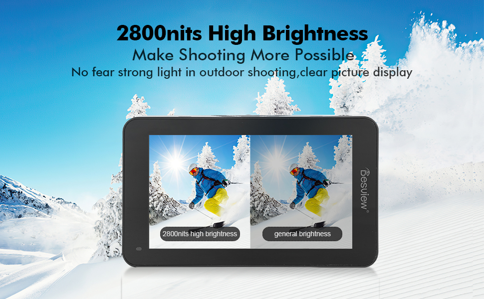 Desview ポータブルモニターR6 Desview R6 5.5 inch Camera Field Monitor 4K 2800nits Ultra