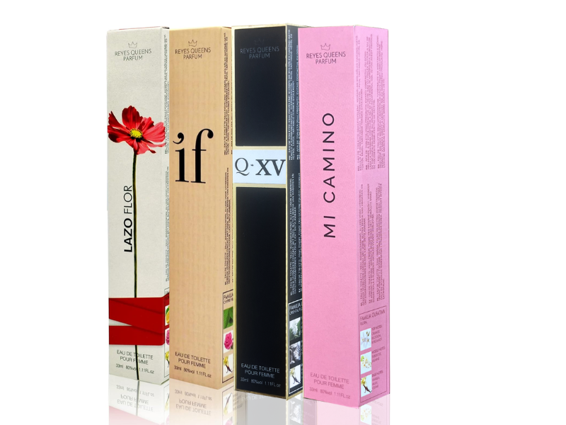 Set pack water cologne Parfums vrouw vrouwelijke tas reisdatum romantische liefde