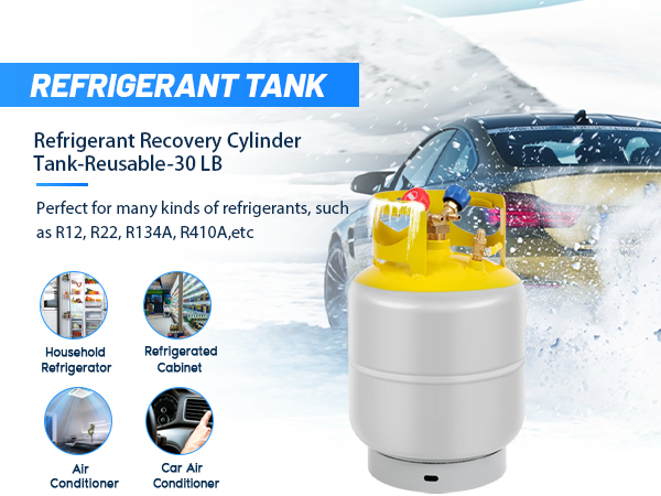 Amazon.com: FAHKNS Recovery Tank, 30 lb Reusable Cylinder