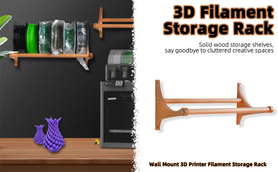3d filament storage rack