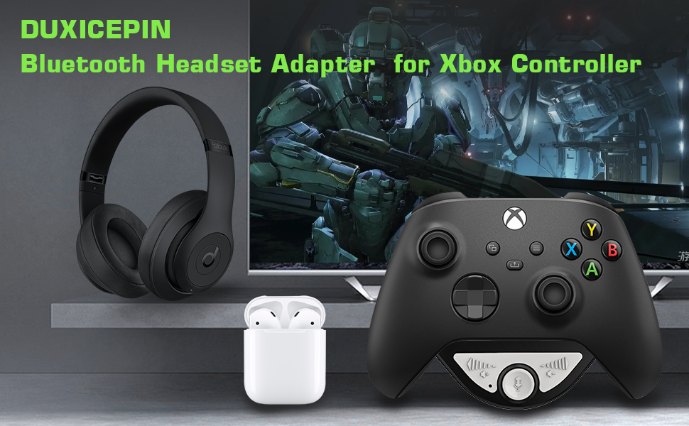 DUXICEPIN Bluetooth Stereo Headset Audio Adapter for Xbox