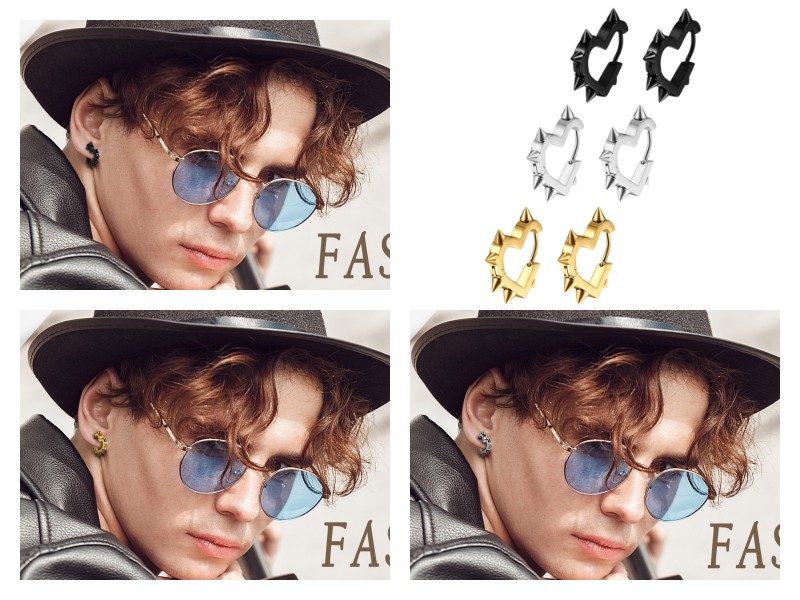 Lol ページ ピアス 3セット rinrinrin_t9192-64