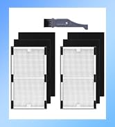 I clean Replacement Idylis Air Purifier Filters C,2 HEPA Filters&4 Carbon Filters set Compatible ...
