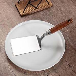 Amazon | IMEEA ヘラ 料理 お好み焼きヘラ 幅8.7cm 木柄 餃子