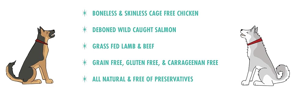 Rich in Protein, Complete Meal, Grain Free, Gluten Free, All-Natural, and Free of Preservatives