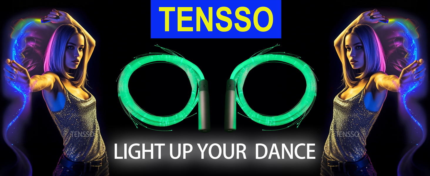 LED Fiber Optic Whip for Dancing