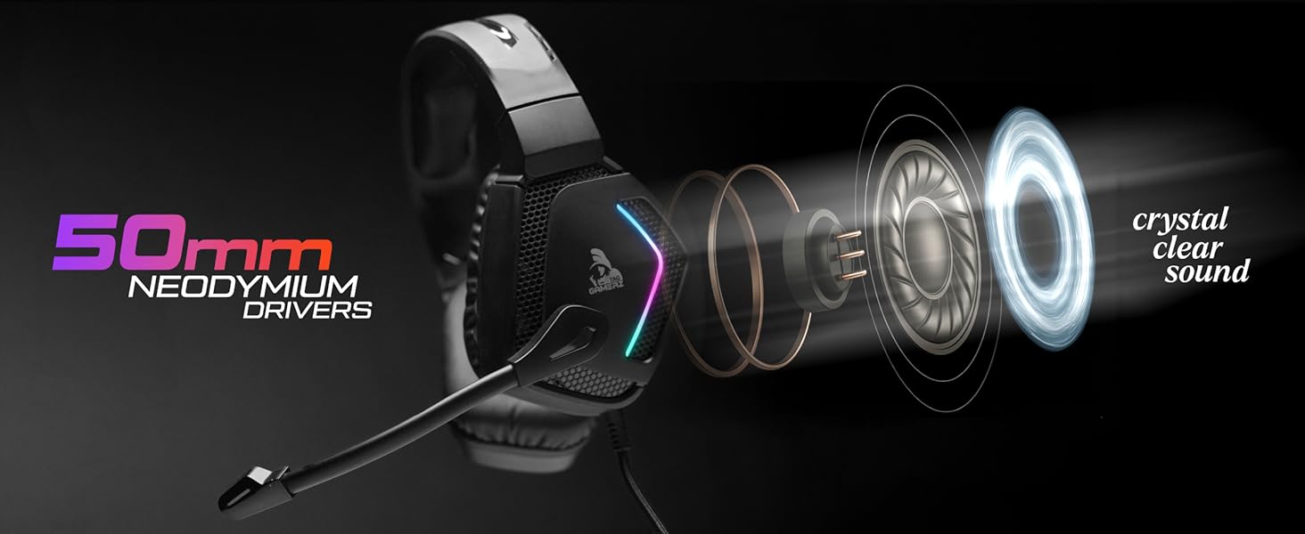 gaming headphone with mic