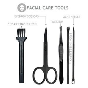 Eyebrow Tweezers, Acne Needle, Earpick, Eyebrow Scissors