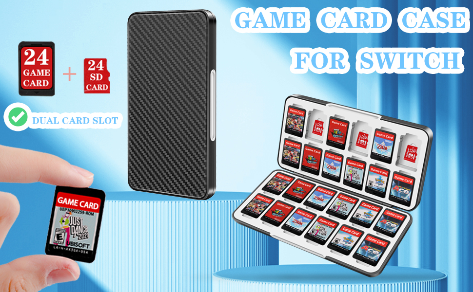 Amazon.com: OLDZHU Switch Game Case Holder Compatible With