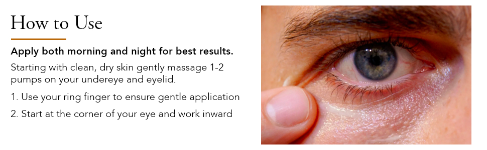 How to use eyecon eye serum