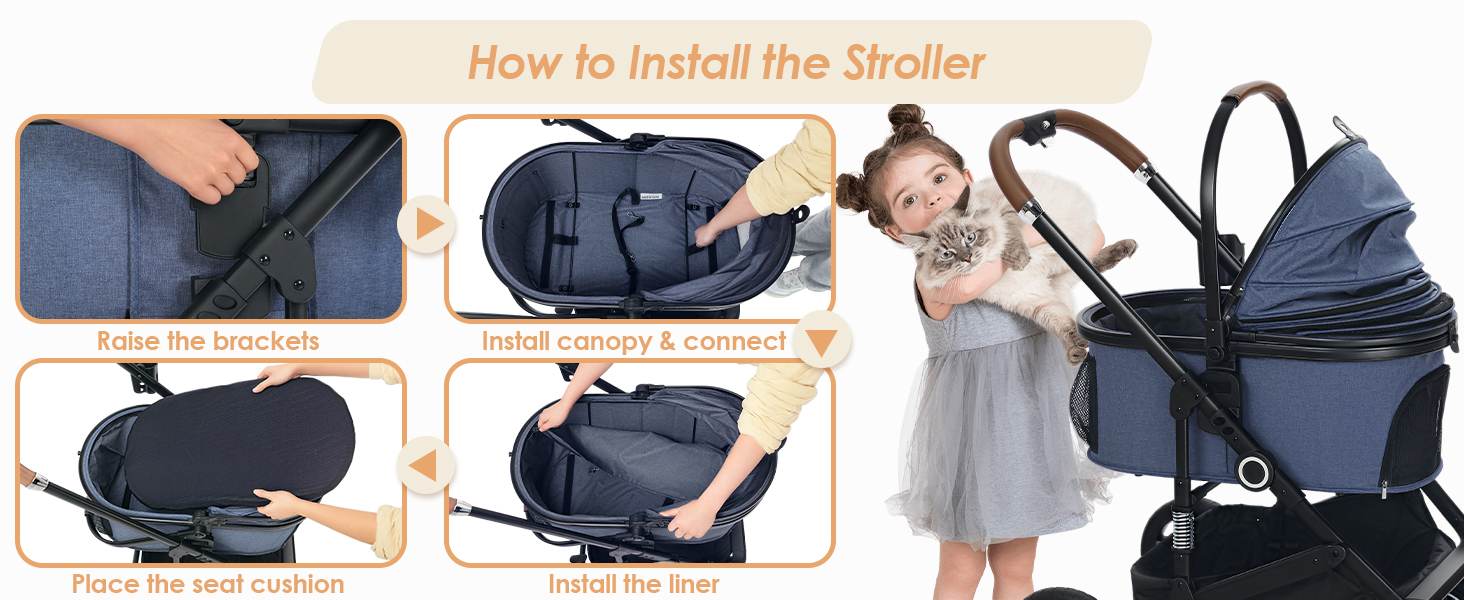 cat stroller for 2 cats