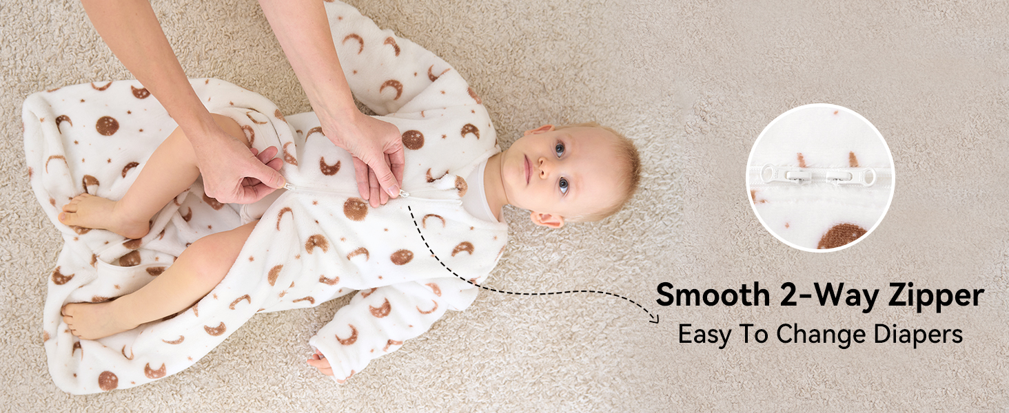 Unnivoll Fleece Baby Sleep Sack 612 Months Long Sleeve 2.0