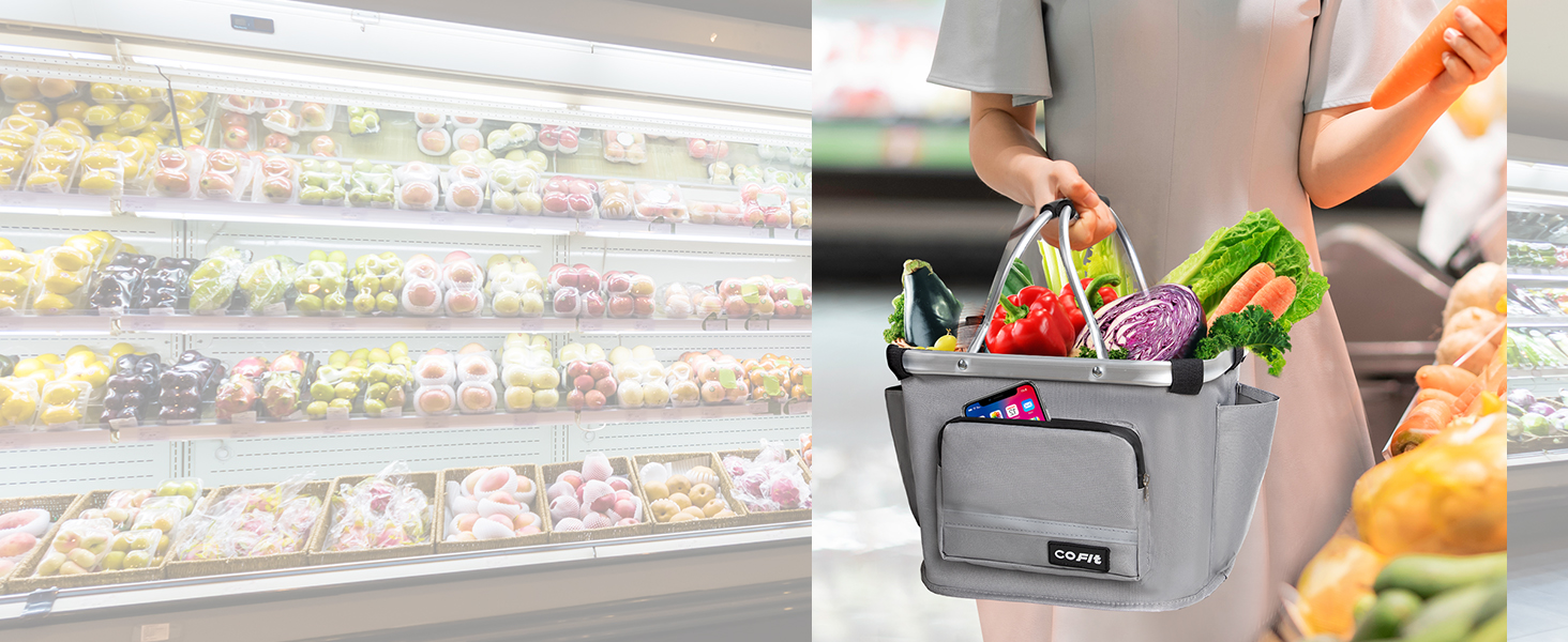 Collapsible Shopping Basket