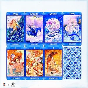 ✨インディーズメーカー✨マーメイドと海の世界がテーマの中国正規品タロットカード 予約商品】Mermaid Tarot【タロットカード】 | musemuse