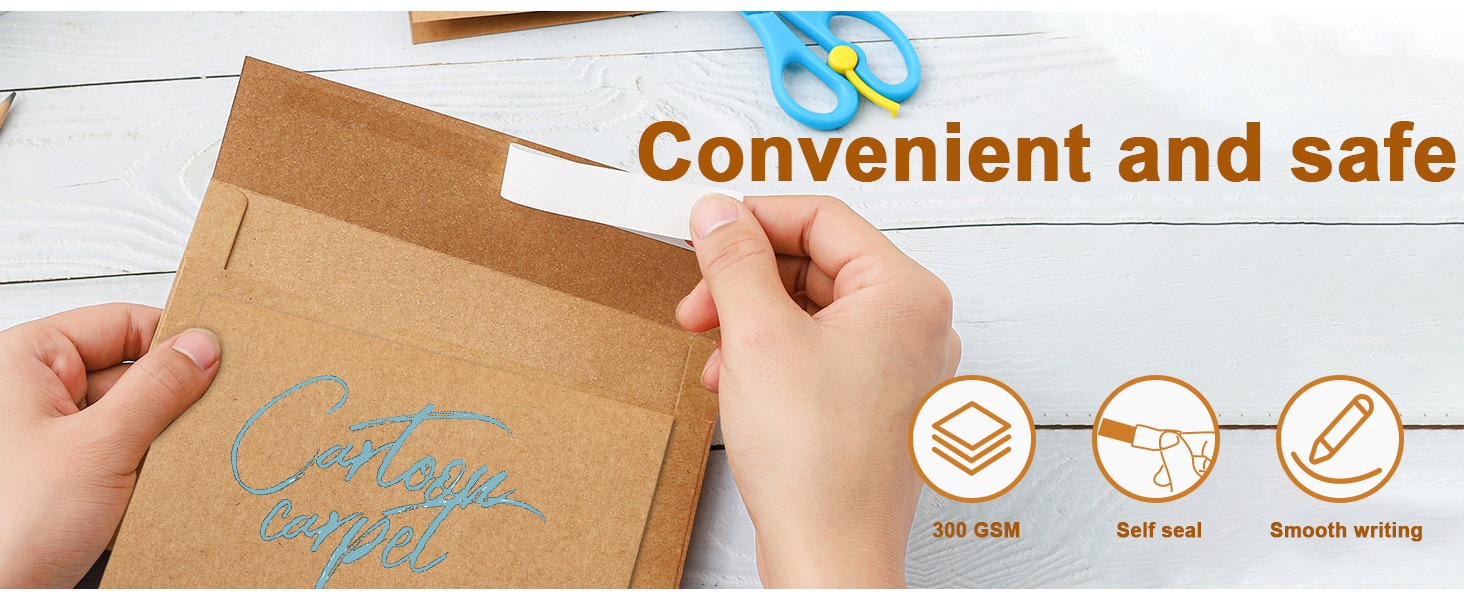 Silunkia Blank White Greeting Cards and Envelopes 4 x 6