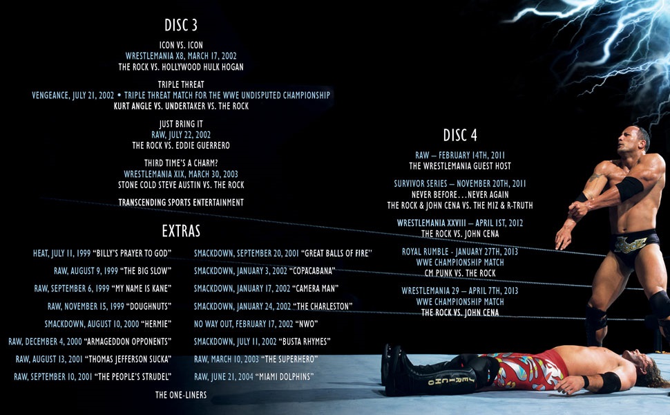 WWE DVD-BOX〈期間限定生産4枚組+TシャツHogan vs Rock〉 WrestleMania 18 Hollywood Hulk Hogan vs The Rock Picture T