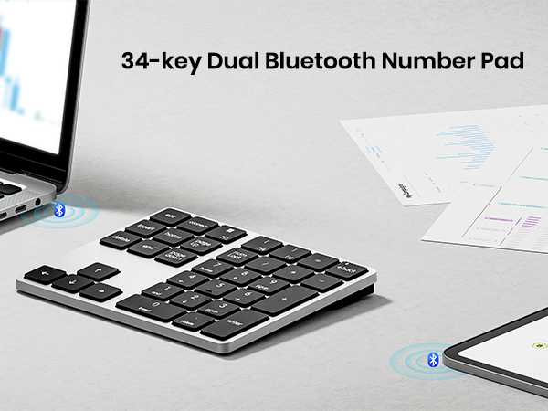 brunt secret number サイドバー付 タン Amazon.com: Kisnt Bluetooth Number Pad for Laptop, Wireless