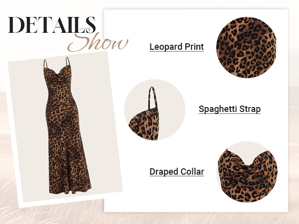 オールインワン・サロペット Msgm Watercolor Leopard Print Maxi Dress Msgm Watercolor Leopard Print Maxi Dress | ShopSimon