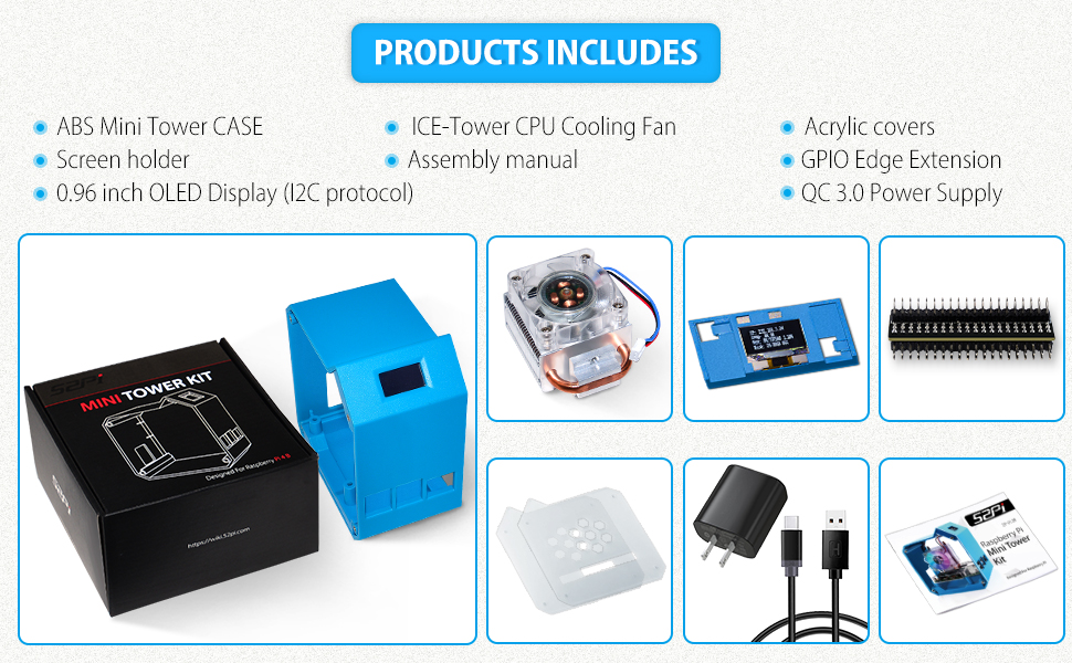 raspberry pi case with fan