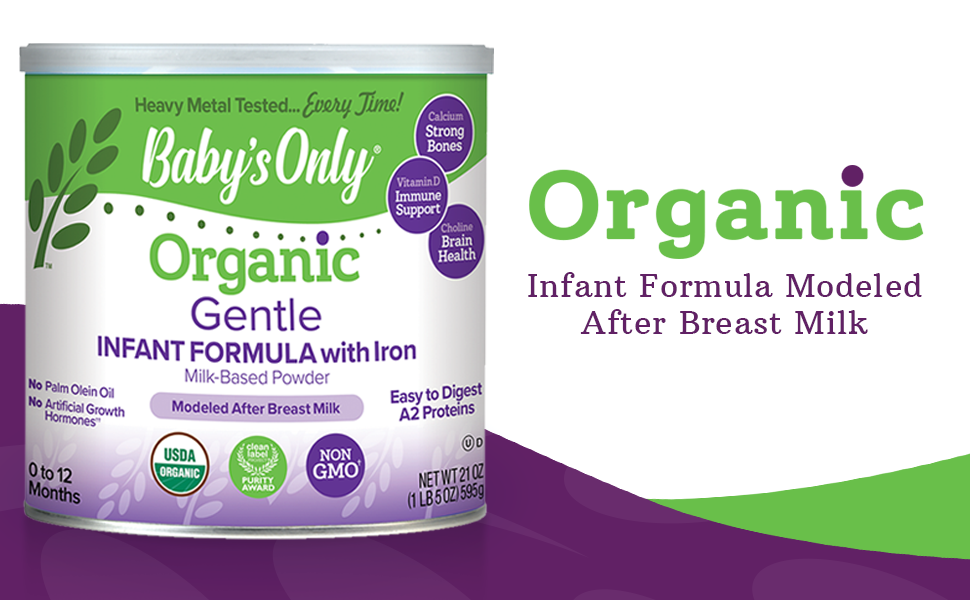 Baby's Only Organic Gentle Infant Formula Organic Baby Formula With A2 Organic