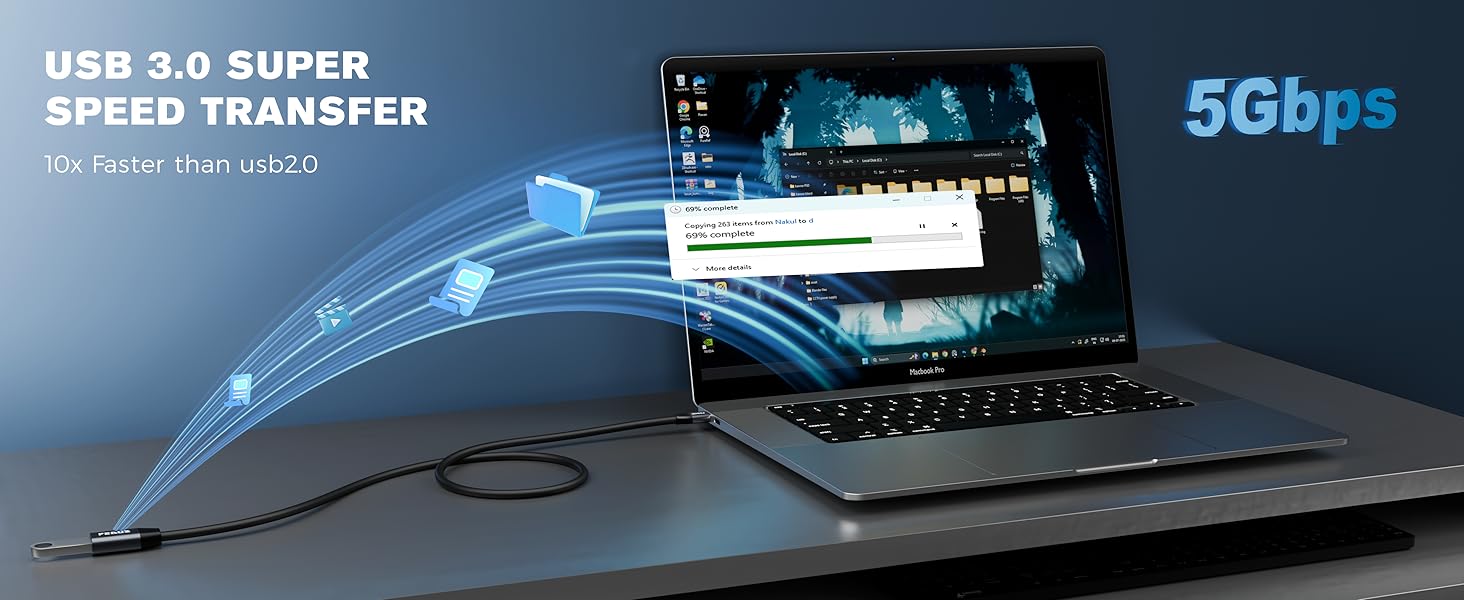 Plug-and-play USB extension cable for gaming controllers